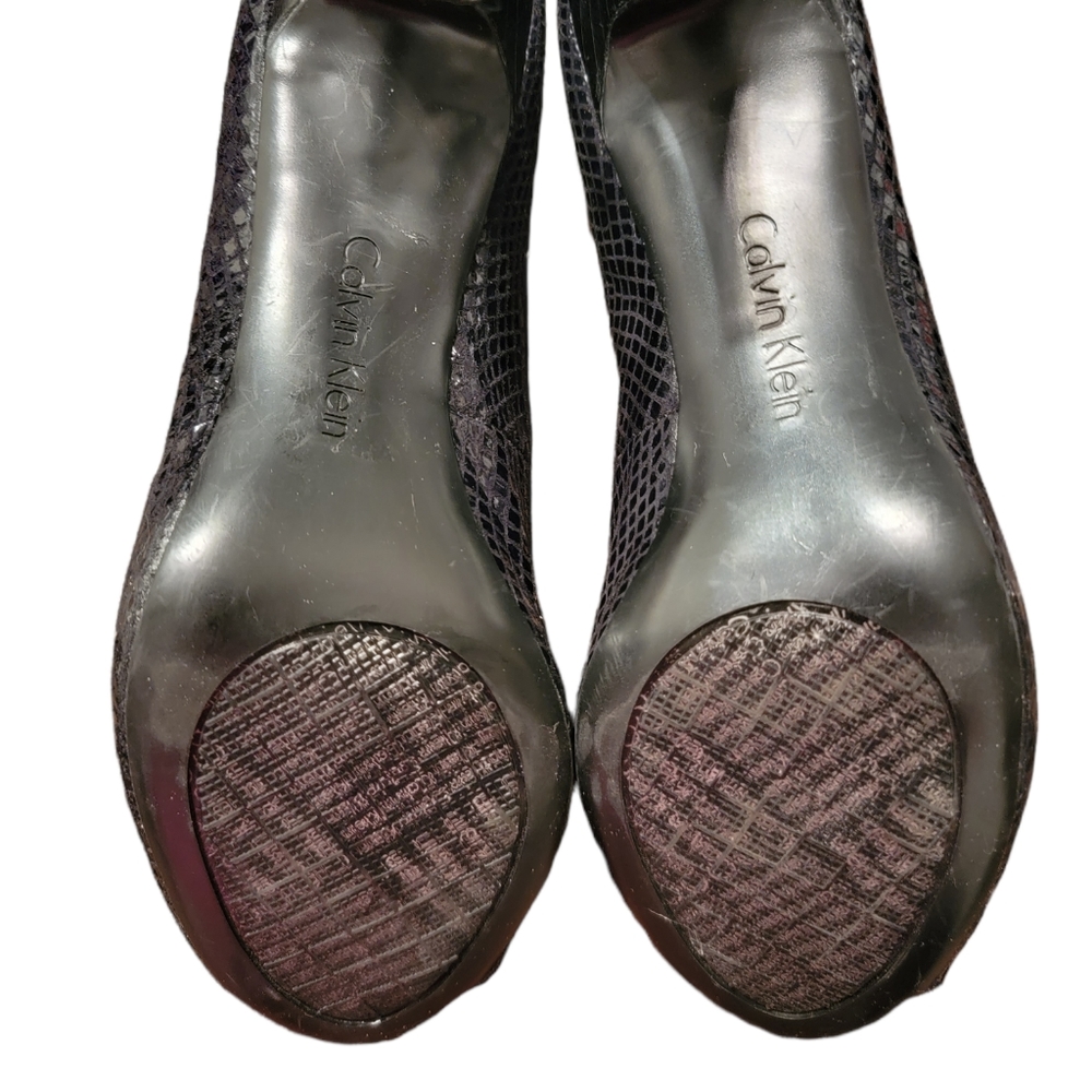 Calvin Klein Kyle Classic Python Black Pumps - image 7